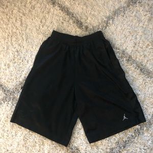 LIKE BRAND NEW! Black men’s Jordan shorts.